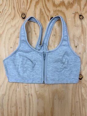Champion Gray Racerback Compression Sports Bra Size S 32B 32C
